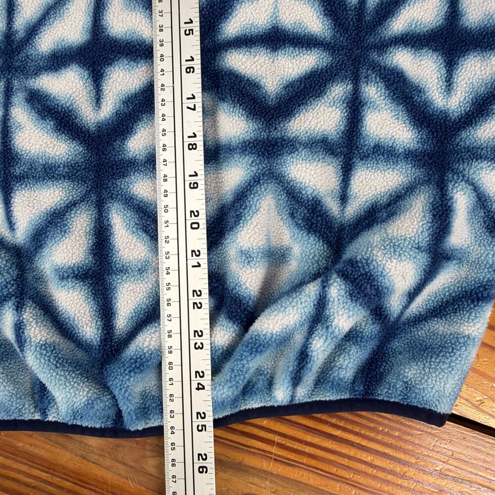 Patagonia Synchilla Snap-T Jacket Womens Medium Shibori Tie Dye Diamond - Picture 5 of 7